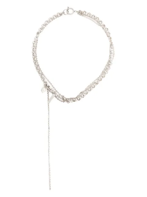 Justine Clenquet palladium-plated chain-link necklace Silver RICHIENECKLACE