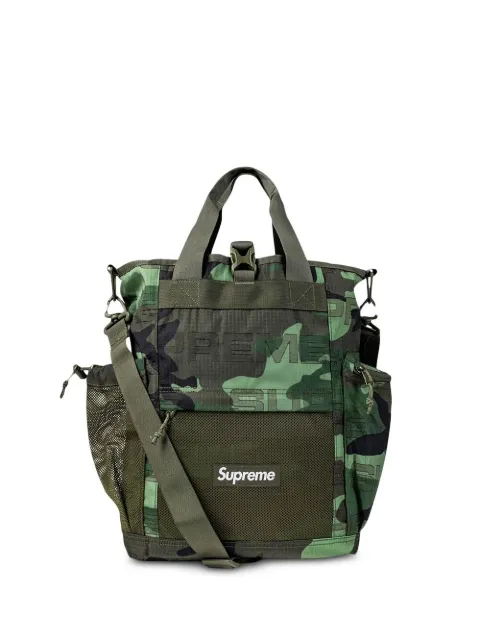Supreme utility zip tote bag Green SU12269