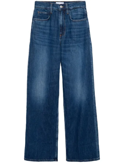 FRAME high-rise straight jeans Blue HNTWL207