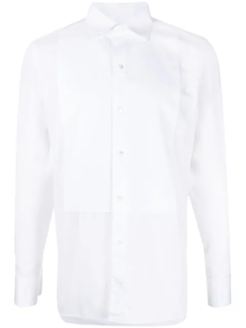 Zegna panelled evening shirt White CT19809MENRM