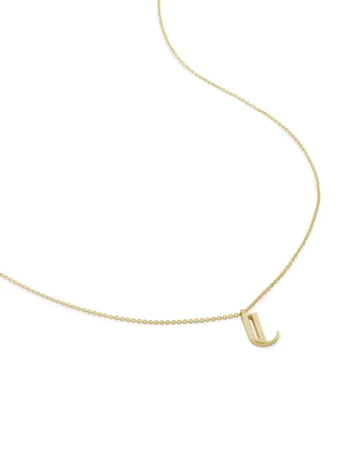 Monica Vinader Alphabet J adjustable necklace Gold GPNKALPJNON