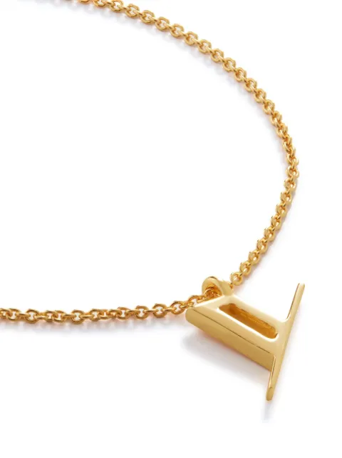 Monica Vinader 18kt gold vermeil Alphabet Y necklace Gold GPNKALPYNON