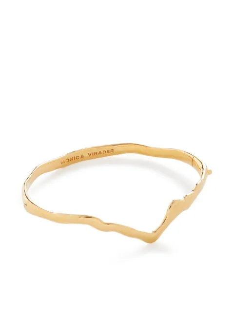 Monica Vinader Wishbone Bangle bracelet Gold GPBLWHBNNON