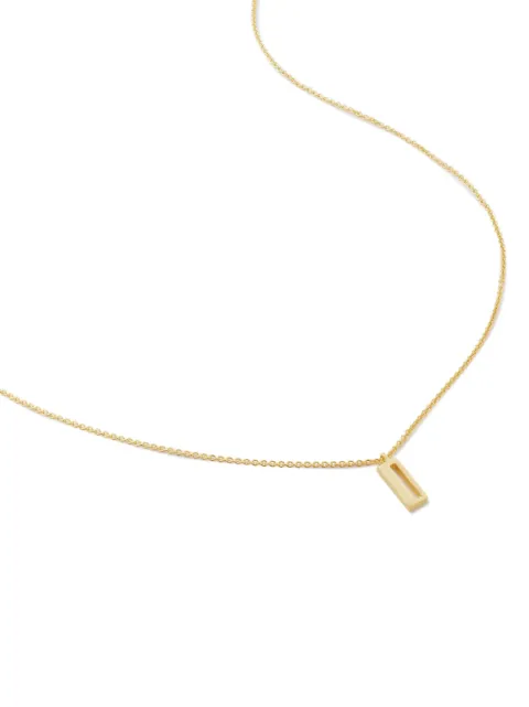 Monica Vinader Alphabet I pendant necklace Gold GPNKALPINON