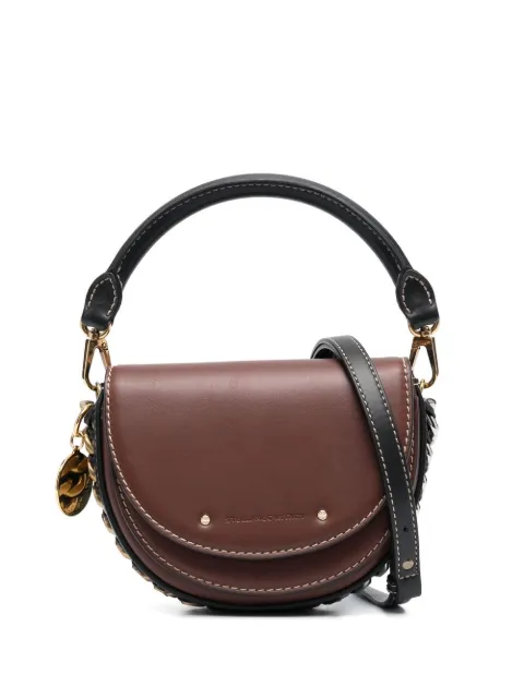 Stella McCartney Frayme chain-detail shoulder bag Black 7B0044WP0198