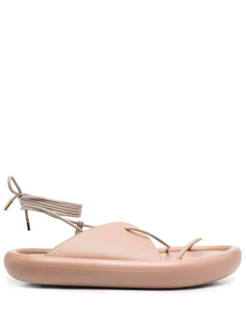 Stella McCartney Air slide flatform sandals Neutrals 810215E00102