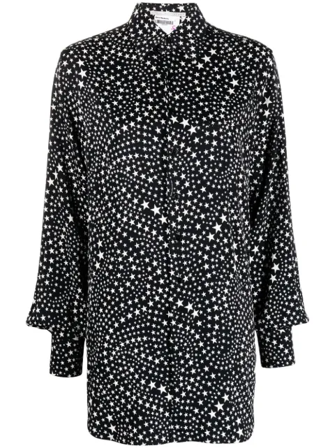 Stella McCartney star-print long-sleeve shirt Black 6200513BS355