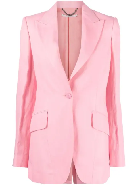Stella McCartney single-breasted blazer Pink 6500533BU382