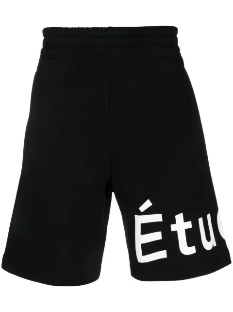 Études Studio logo-print track shorts Black C00ME400A01599
