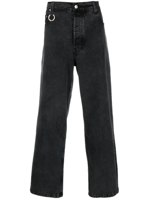 Études Studio mid-rise straight-leg jeans Black E23MM580C00499