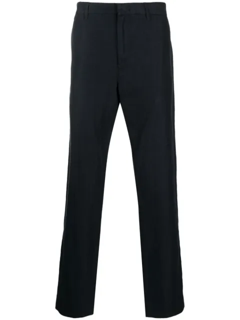 Vince straight-leg hemp trousers Blue M89222540