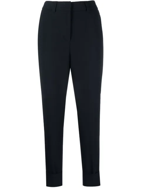 Peserico tapered-leg trousers Blue P04071Z06642