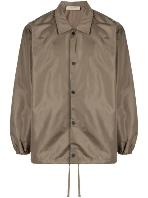 FEAR OF GOD ESSENTIALS 1977 shirt bomber jacket Brown 202SU222014F