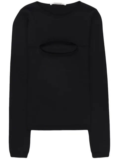 Stella McCartney cut-out detail knit top Black 6K03443S2371