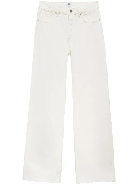 ANINE BING Hugh wide-leg jeans White A067135170