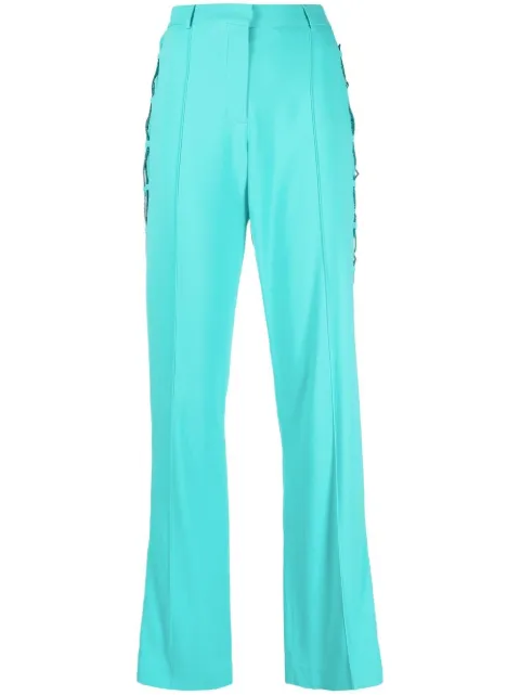 Giuseppe Di Morabito lace-up detail straight-leg trousers Blue PS23065PA224