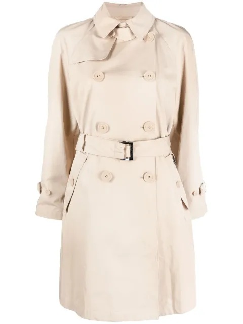Emporio Armani belted trench coat Neutrals 3R2L722NHYZ