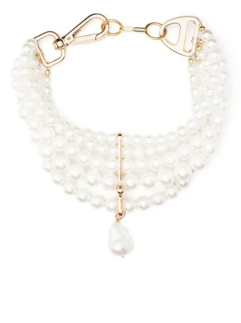 Atu Body Couture x Shir Fine Jewellery pearl choker White AT23179