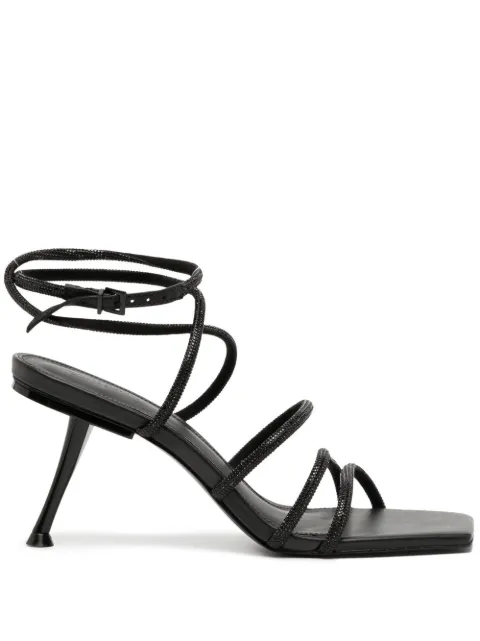 Cult Gaia Isa strappy heeled sandals Black SD1909MS