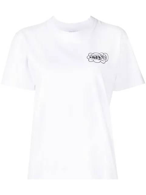 sacai graphic-print T-shirt White 230466S