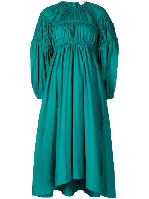 Ulla Johnson Viviana smocked dress Green PS230101