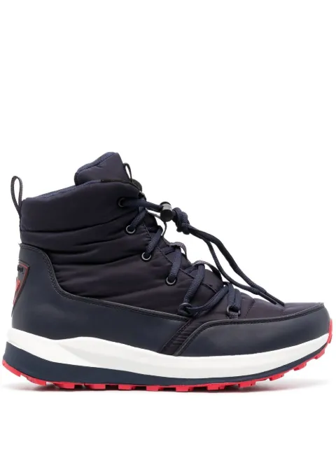 Rossignol logo-patch padded boots Blue RNLMC07705