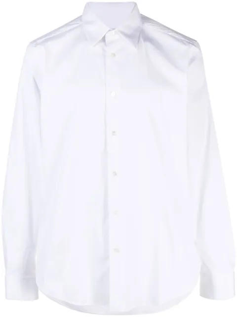 Lanvin long-sleeve slim-cut shirt White RMSI00025591P23