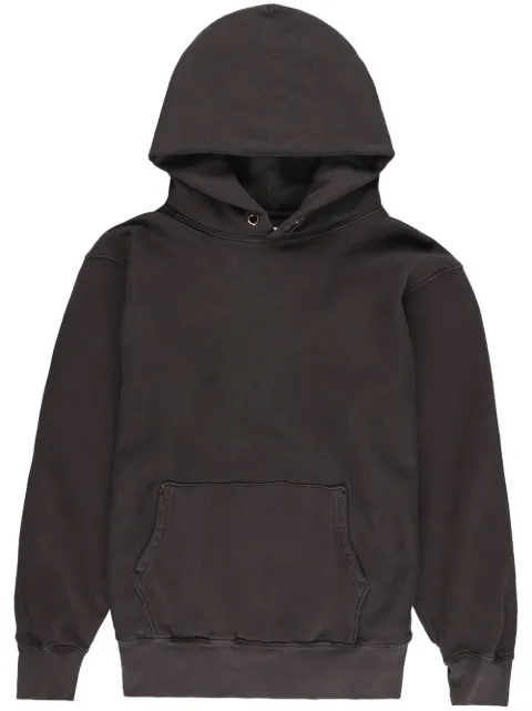 Les Tien pouch cotton hoodie Black CF1001VBLK