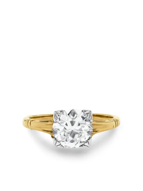 Pragnell Vintage 14kt yellow gold Solitaire diamond ring Gold 151126