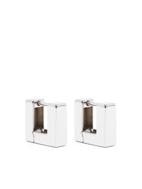 Tom Wood Square small hoop earrings Silver ESH76SNA01S925