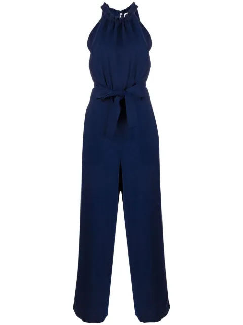 P.A.R.O.S.H. sleeveless wide-leg jumpsuit Blue D790158PANTY23
