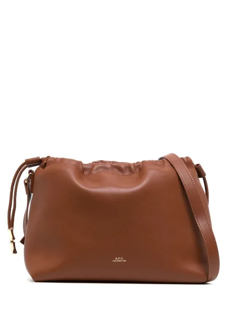 A.P.C. small Ninon cross body bag Brown PUAATF61583