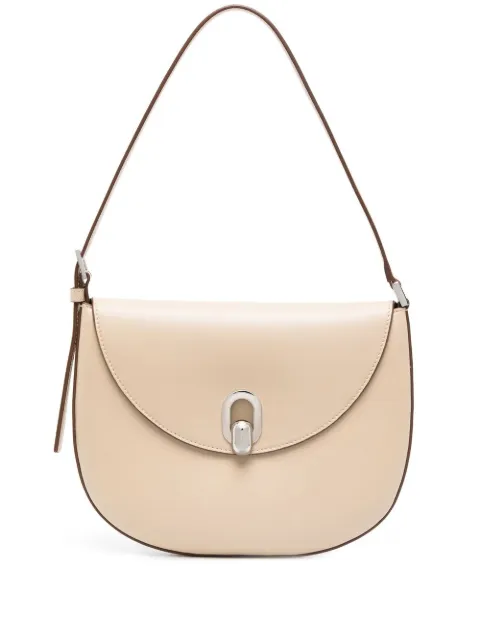 Savette Tondo leather shoulder bag Neutrals H00801270