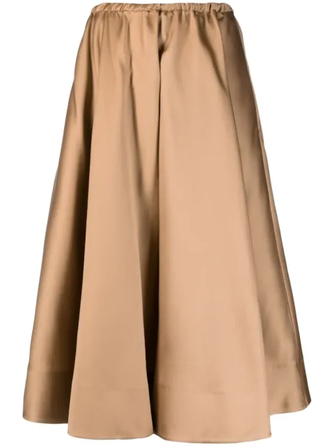Valentino Garavani pleated mid-length skirt Neutrals BRA9V56D1