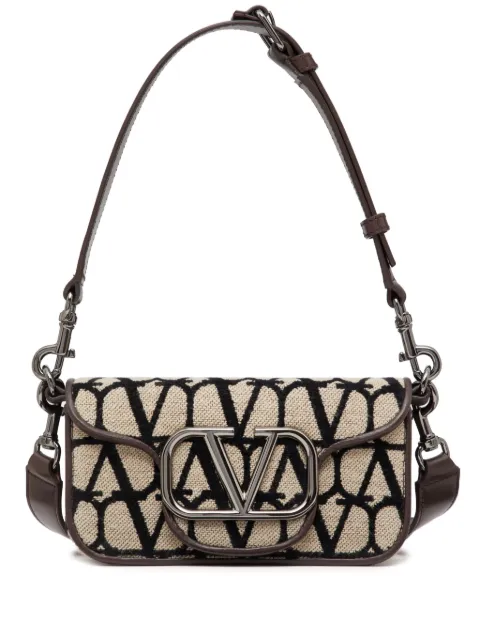 Valentino Garavani mini Locò Toile Iconographe shoulder bag Neutrals YB0B63PMJ
