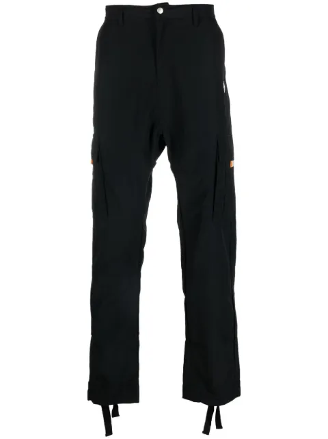 COUNTY OF MILAN straight-leg cargo trousers Black CMCF014S23FAB0011001