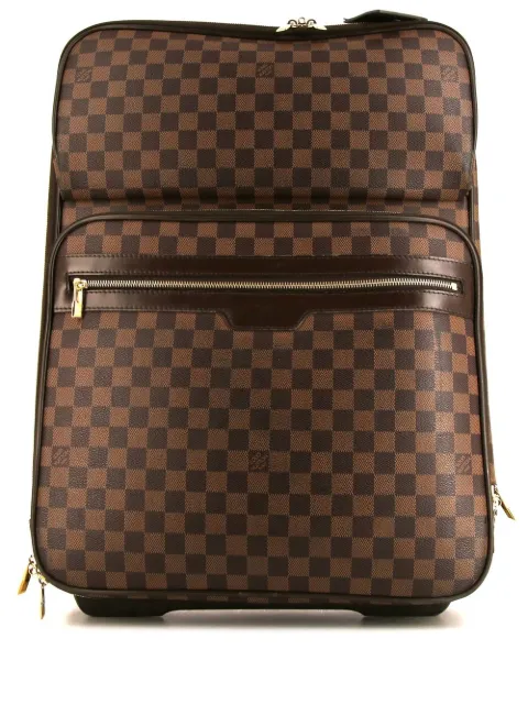 Louis Vuitton Pre-Owned Damier Ebène Pégase Légère soft suitcase Brown 383431