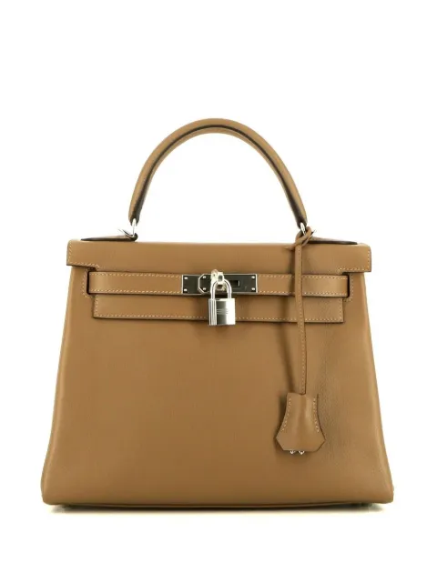 Hermès Pre-Owned Kelly 28 two-way bag Brown 392846