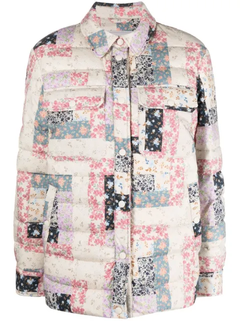 Woolrich patchwork quilted jacket Neutrals CFWWOU0798FRUT33268852