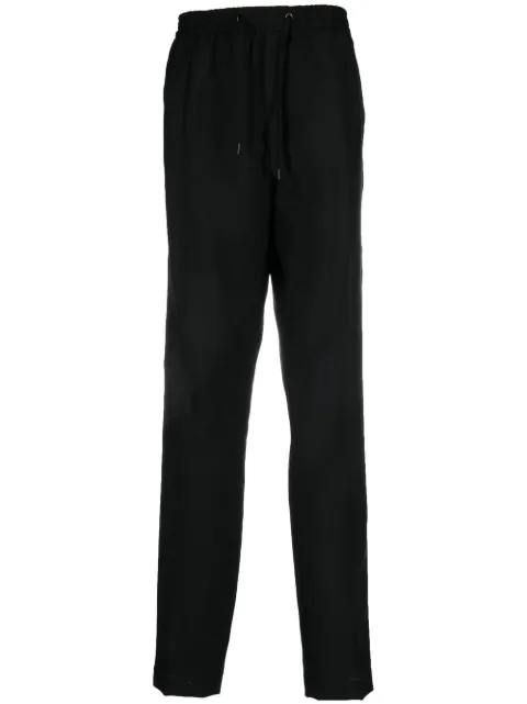 Versace side-stripe straight-leg trousers Black 10074541A05802