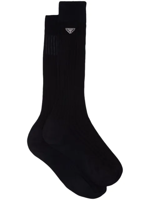 Prada cotton socks Black 66386S19112R6