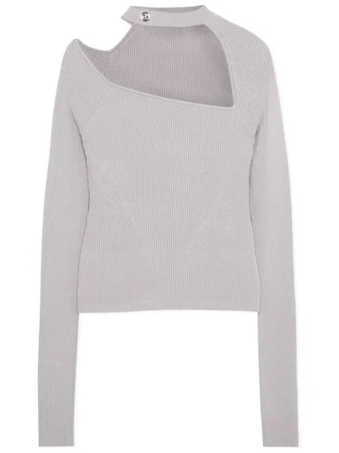 SIMKHAI Lysette ribbed-knit top Neutrals 1232006KALMOND