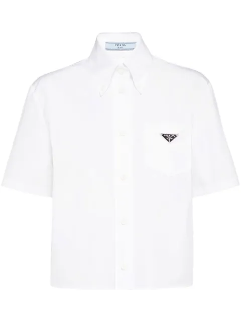 Prada poplin shirt White P419GS2221XV2