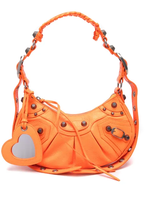 Balenciaga XS Le Cagole shoulder bag Orange 6713091VGUY