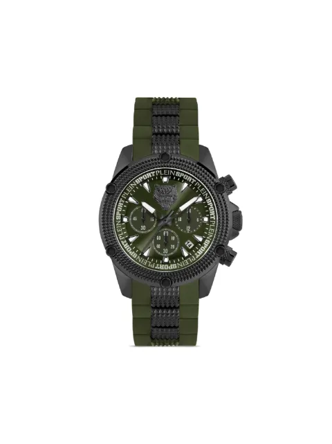 Plein Sport Hurricane Chrono 44mm Green PACAMWS0106SXV027N