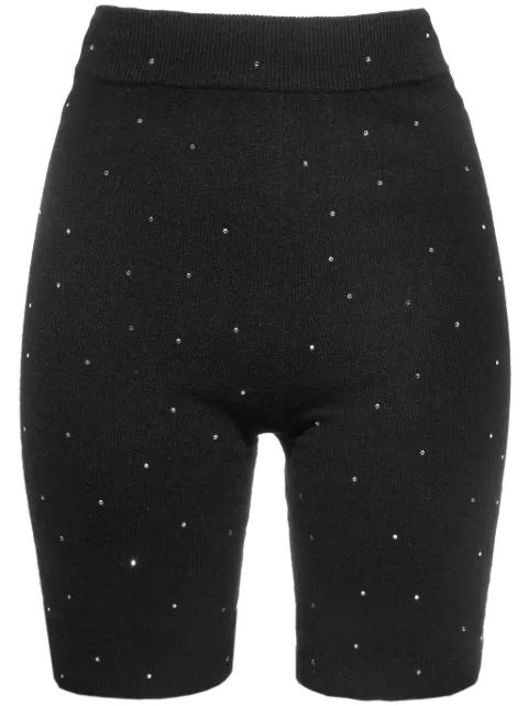 Cashmere In Love Milan biker shorts Black MILAN