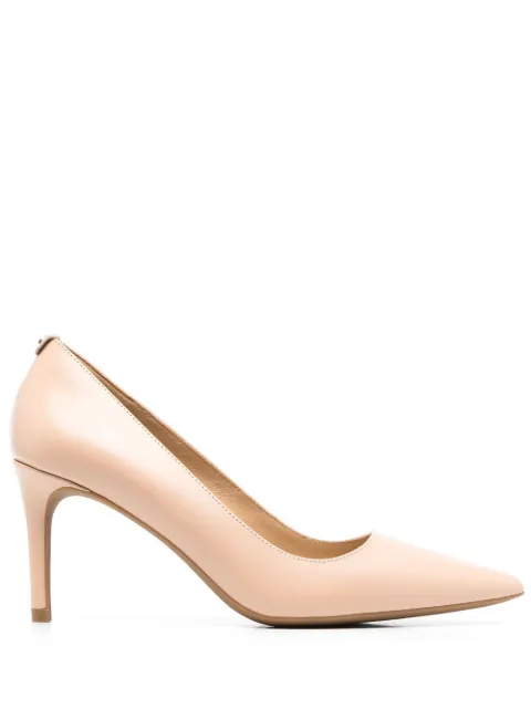 Michael Michael Kors 80mm heeled leather pumps Pink 40F2HNMP2L
