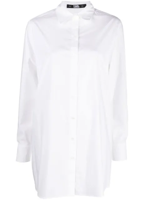 Karl Lagerfeld organic-cotton shirt White 230W1602