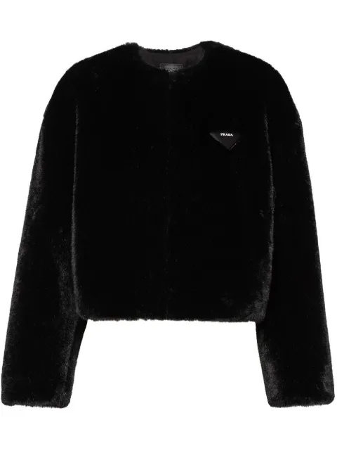 Prada Aspen triangle-logo jacket Black PZV008S23112DH