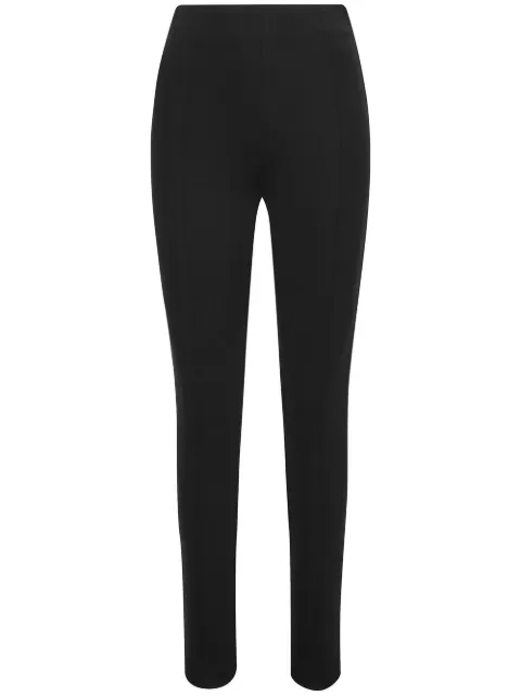 Oscar de la Renta skinny high-wiasted trousers Black 23SN307SCUBLK